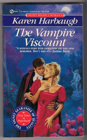 The Vampire Viscount Karen Harbaugh Signet Paranormal Regency Romance PB