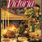 Victoria Magazine November 1993 New England Thanksgiving Recipes Monogramming Needlepoint Studies