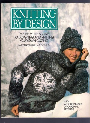 Knitting By Design Chart and Knit Your Own 80s Vintage Sweaters Clothes Softcover