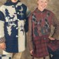 Indygo Junction Women's Pieced Appliqued Jacket Oversized Shirt Sewing Pattern Size XS S M L XL XXL