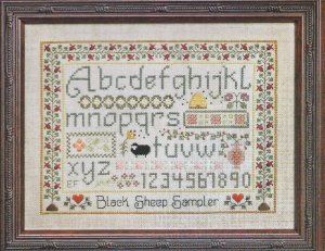 Black Sheep Sampler Cross Stitch Pattern Chart Elizabeth's Designs