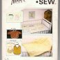 Kwik Sew Pattern 976 Appliqued Patchwork Embroidered Baby Crib Quilts Bibs Tooth Fairy Pillows Uncut