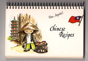 Chinese Recipes Spiral-Bound Pocket Cookbook Over 100 Dishes