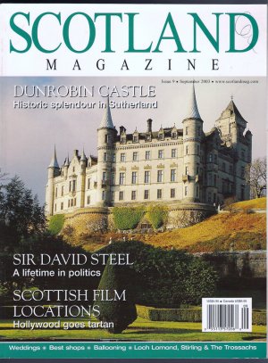 Scotland Magazine Back Issue 9 September 2003 Castles - Scotland by Hot Air Balloon - Weddings