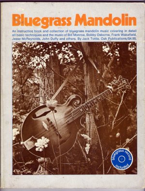 Bluegrass Mandolin Instruction Book Jack Tottle Basics Double Strings Chords Crosspicking