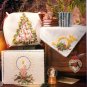 Bucilla Silk Ribbon Embroidery Christmas Holiday Ribbons Galore Booklet and Iron On Transfers