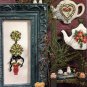 Bucilla Silk Ribbon Embroidery Christmas Holiday Ribbons Galore Booklet and Iron On Transfers