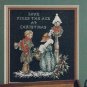 Christmas Cross Stitch Pattern Booklet Chickadees Moose Carolers Angels