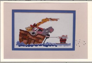 Noah's Ark Cross Stitch Chart Pattern Leaflet Waterskiing Noah Mosey 'n Me