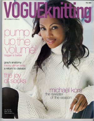 Vogue Knitting Fall 2006 Michael Kors Sweater Knitted Socks Tracey Ullman Knits Entrelac