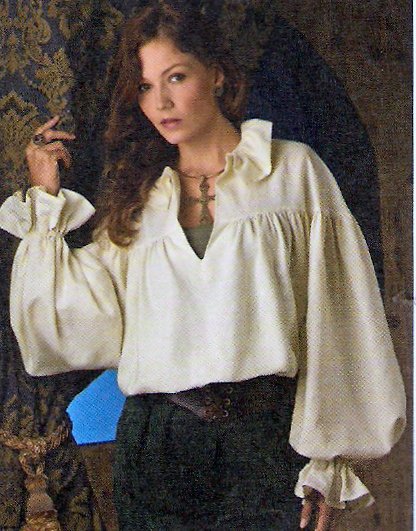 Simplicity 3519 Sewing Pattern Unisex Historical Smock Shirt Ren Faire ...