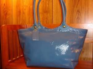Coach Bleecker Patent Leather Tote