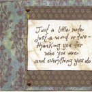 Just A Little Note