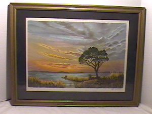 Original Signed and Numbered Stone Ground Lithograph-Alex Packshany/14x20/EC