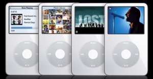 WHITE APPLE IPOD VIDEO