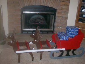 Promotion deer sled