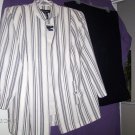 Grey & Black Women's Suit