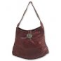 Leather handbag, 'Tiger Eye' 131186