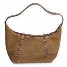 Leather handbag, 'Mocha Spice' 137621