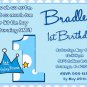 Lil Prince 1st Birthday Invitation, Little Prince Crown 1st Birthday