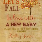 Autumn Baby Shower Invitation, Autumn Invitation