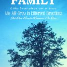 Digital  Wall Art, Family Tree, Printable Quote, Gift