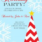 Christmas Dinner Party Invitation, Holiday Dinner Party, Company Christmas Party