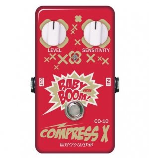 Free Shipping Biyang CO-10&acirc;��Compressor Guitar Effect Pedal Baby Boom