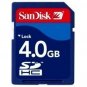 4.0GB Sandisk secure memory card