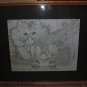 Fantasy Framed Pen & Ink