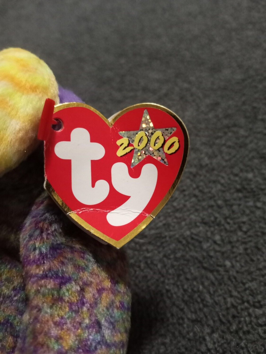 2000 TY BANANAS the MONKEY BEANIE BUDDY BABIES