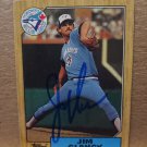 Jim Clancy Signed Autographed 1987 Topps Card #122 Jim Clancy Signed Autographed 1987 Topps Card #122
