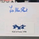Lee MacPhail Signed Autographed 3x5 Custom Index Card HOF 1998 d.2012