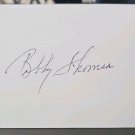 Bobby Thomson Signed Autographed 3x5 Custom Index Card d.2010 Giants Bobby Thomson Signed Autographed 3x5 Custom Index Card d.2010 Giants