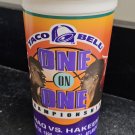 1995 Taco Bell Shaq Shaquille O'Neal vs Hakeem Olajuwon 1 on 1 Plastic Cup 1995 Taco Bell Shaq Shaquille O'Neal vs Hakeem Olajuwon 1 on 1 Plastic Cup