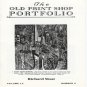 The Old Print Shop Portfolio Volume LV Number 4 Richard Sloat Printmaker Catalog Softcover