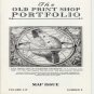 The Old Print Shop Portfolio Volume LIV Number 6 Maps Issue Catalog Softcover