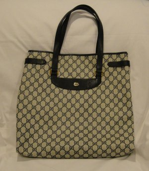 vintage gucci shopper tote