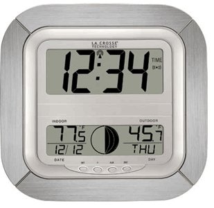 SecureGuard AC Powered Atomic Wall Clock Spy Camera