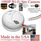 1080P HD Smoke Detector WIFI Spy Camera Hidden Nanny Cam Spy Camera (110V AC Quick Connector)