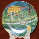 Linda Undermehr Signed Country Cottage Plate