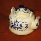 Blue Patterned Teapot