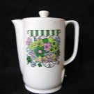 Small Electric China Coffee Pot with Flower Cart Design