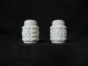 White Ceramic Salt and Pepper Shaker Set
