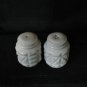 White Ceramic Salt and Pepper Shaker Set