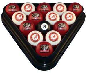 Alabama - Collegiate LIcensed Billiard Ball Set