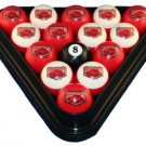 Arkansas - Collegiate Licensed Billiard Ball Set