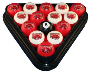 Arkansas - Collegiate Licensed Billiard Ball Set