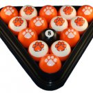 Clemson - Collegiate Licensed Billiard Ball Set
