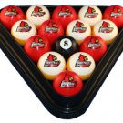 Louisville - Collegiate Licensed Billiard Ball Set